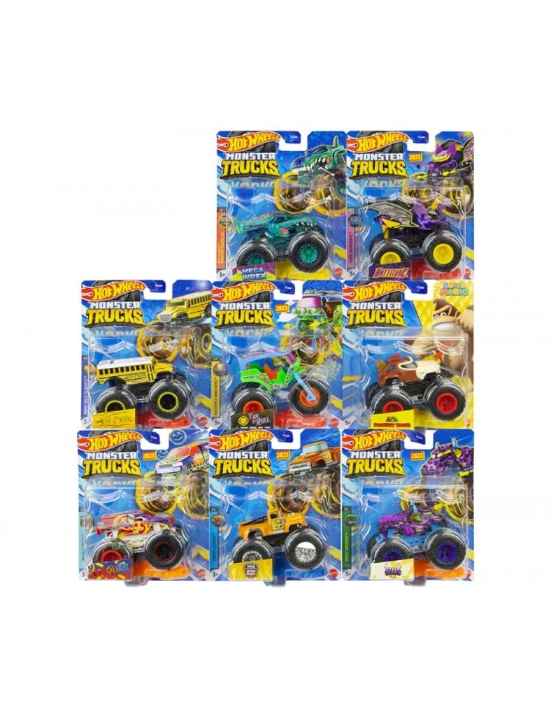 Hot Wheels Monster Trucks cars 1:64 assorted, Envoi, Neuf