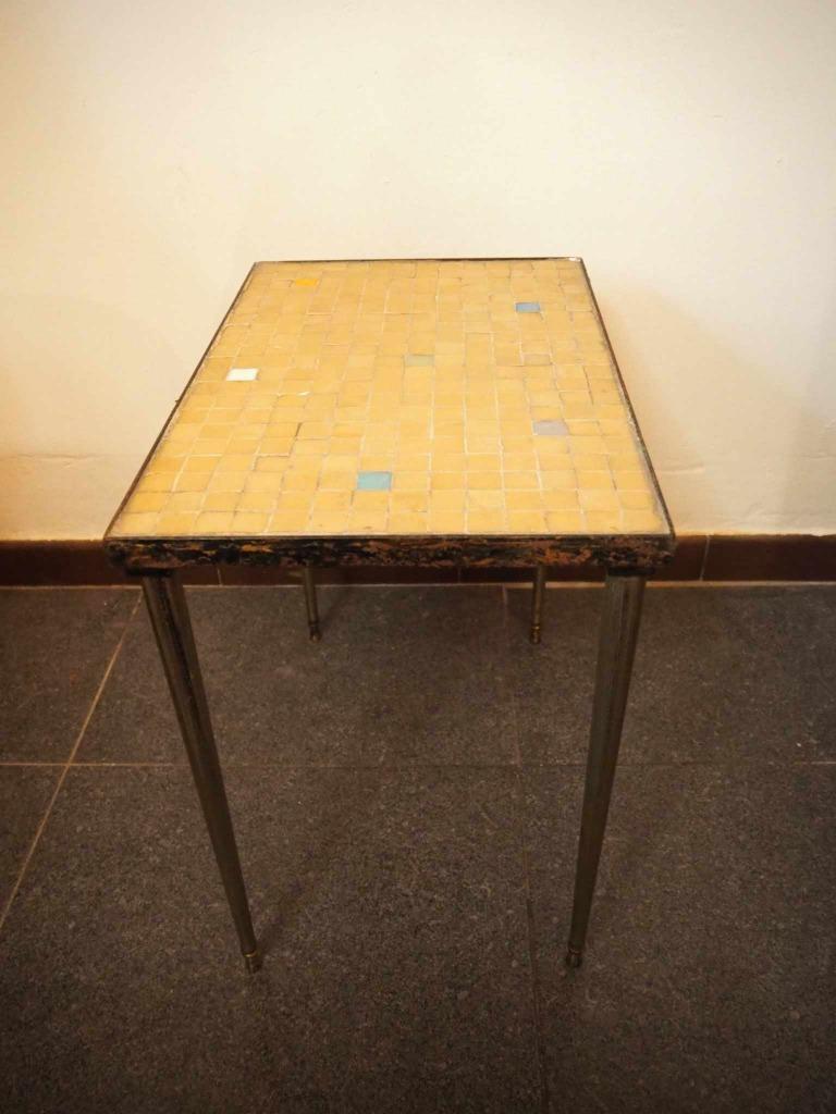 Vintage mozaïk bijzettafeltje, 1970s, Enlèvement