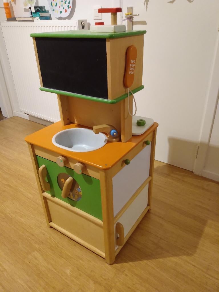 Houten keuken/speelmodule voor kinderen, Kinderen en Baby's, Ophalen, Hout