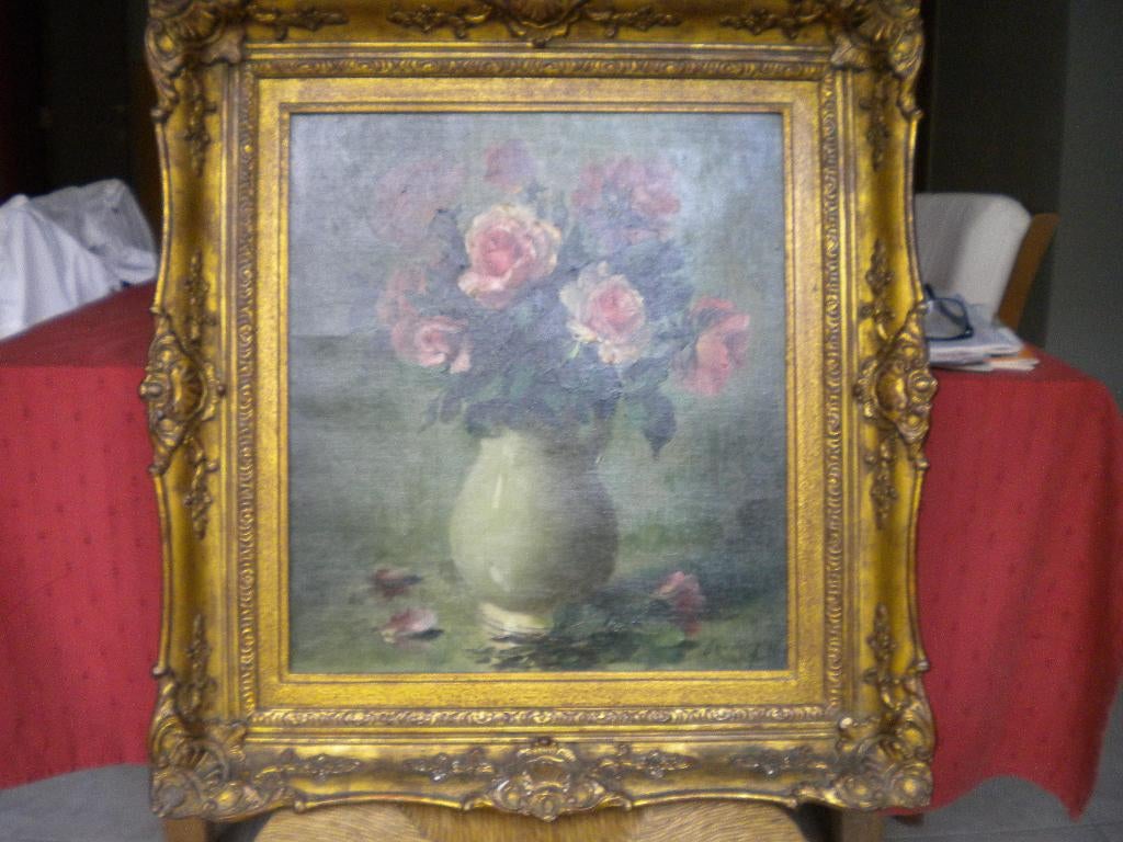 Peinture nature morte de Albert Dandoy (1885 - 1977), Antiquités & Art, Enlèvement ou Envoi