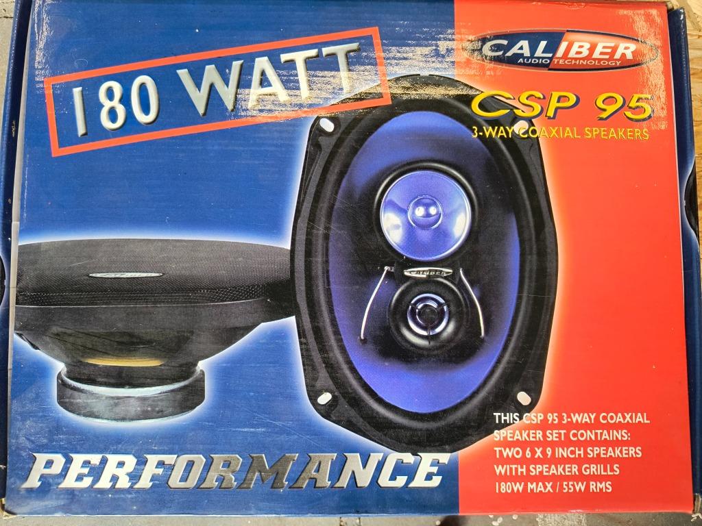 Caliber C SP 95 3 Way COAXIAL Speakers, Autos : Divers, Haut-parleurs voiture, Enlèvement, Neuf