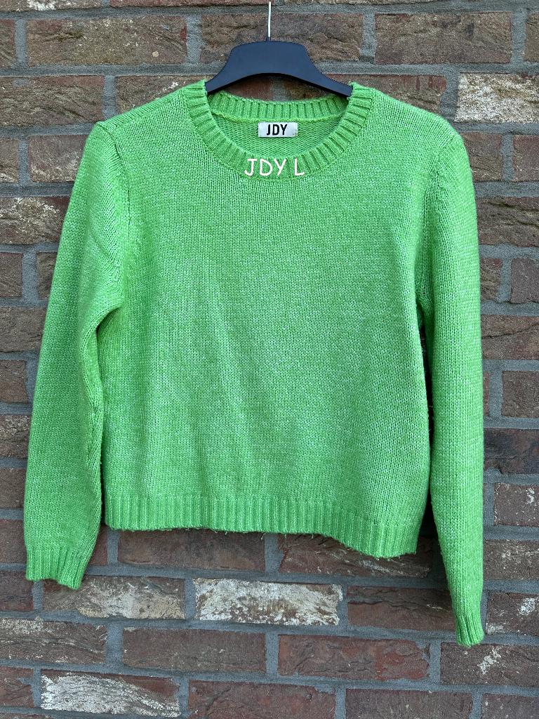JDY pull "vert pomme" L en très bon état, Enlèvement ou Envoi, Porté, Taille 42/44 (L), Vert