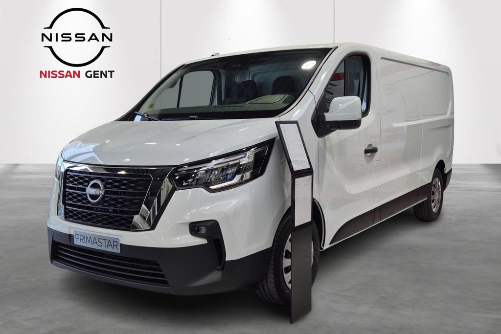 Nissan Primastar N-Connecta L2H1 +Nav+Camera+Parkeersensoren, Auto's, Voorwielaandrijving, Stof, 4 cilinders, Wit