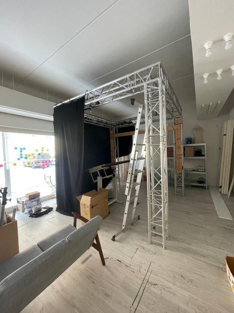 Truss Alu Milos structuur - 3x3x3m - Nieuw + wit zeildoek, Ophalen, Nieuw, Beamerbeugels