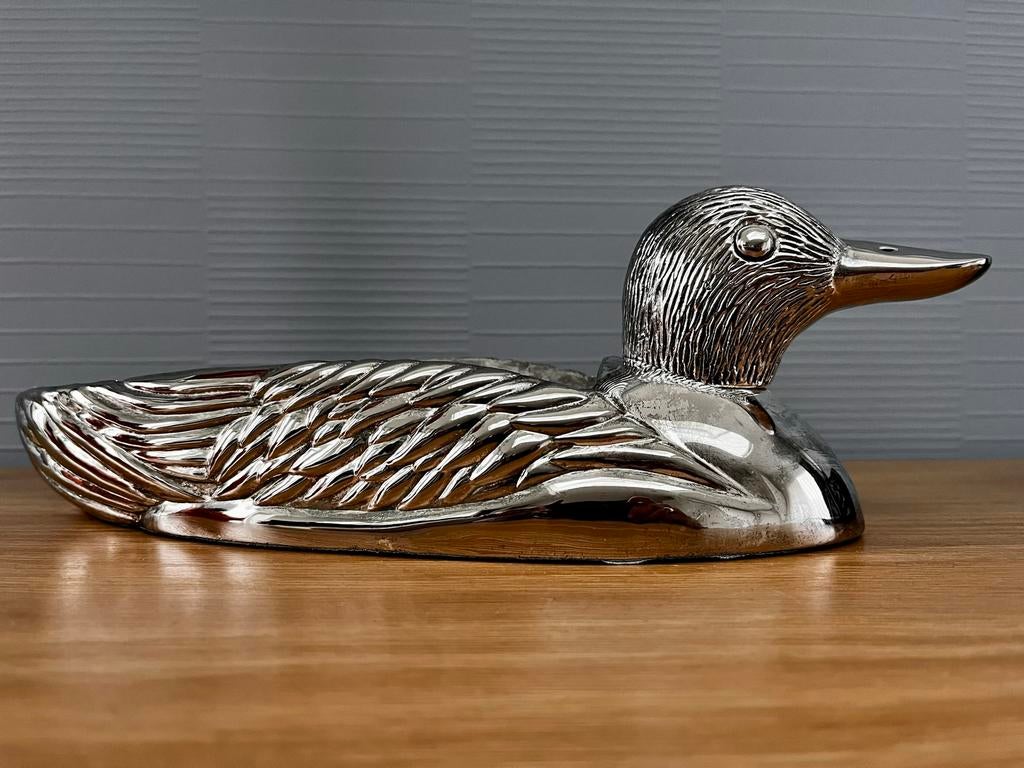 Zilveren eend voor foie gras, Ophalen of Verzenden