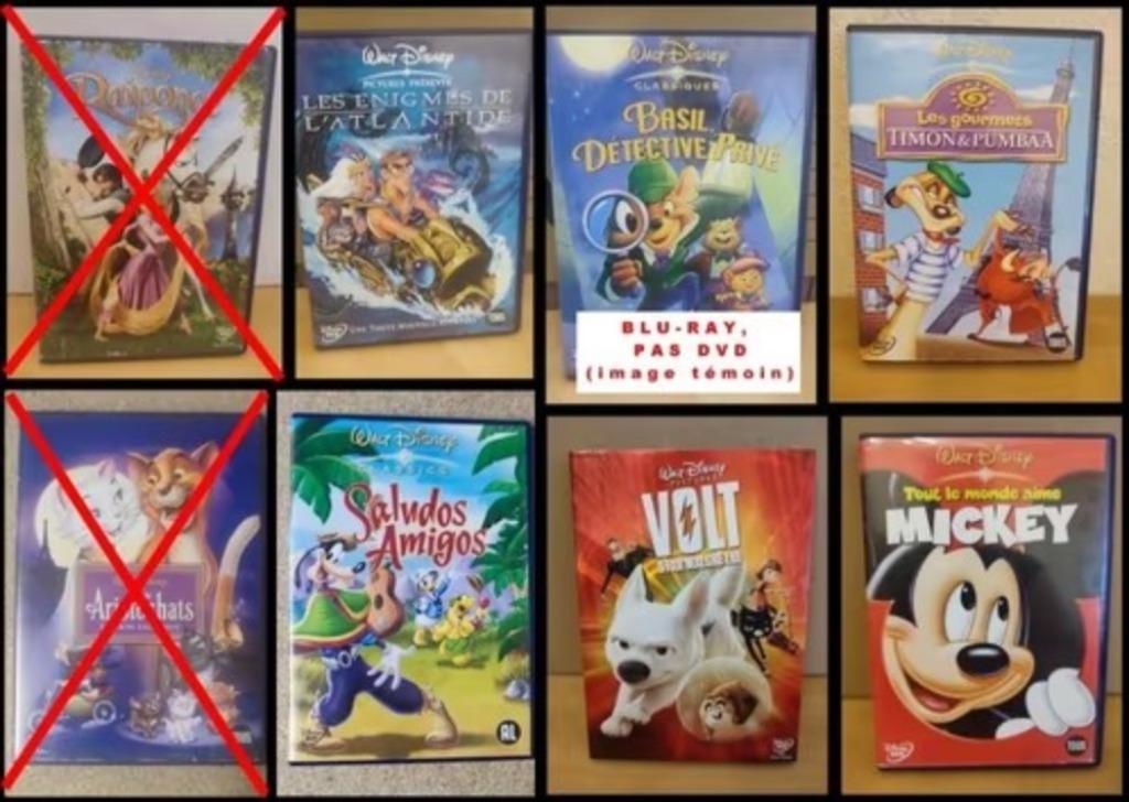 DISNEY & PIXAR - Films animés ☻ dvd ▬ blu-ray, Enlèvement ou Envoi, Utilisé, Coffret