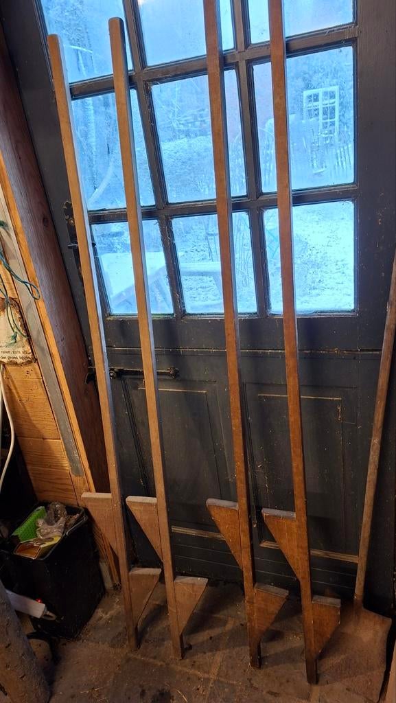 Houten stelten 2 paar, Ophalen