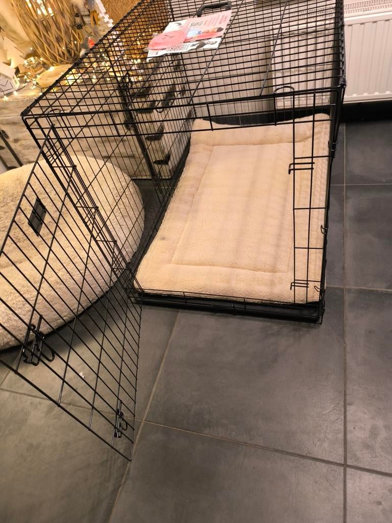 Plooibare XXL hondenbench met 2 deuren SPLINTERNIEUW, Dieren en Toebehoren, Hondenbenches, Ophalen, Nieuw