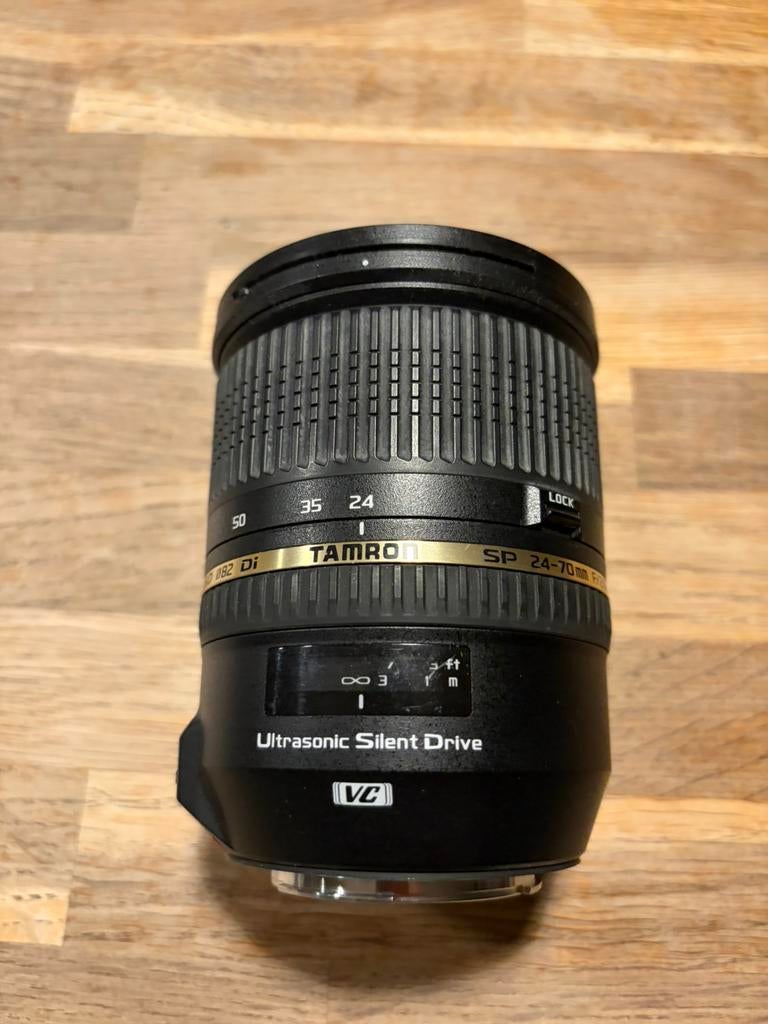 Tamron 24-70mm f2.8 canon EF USD VC, Ophalen, Zo goed als nieuw