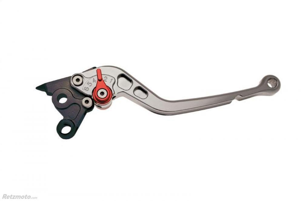 Leviers de frein et embrayage BIHR anodisé gris., Motos, Enlèvement ou Envoi, Neuf