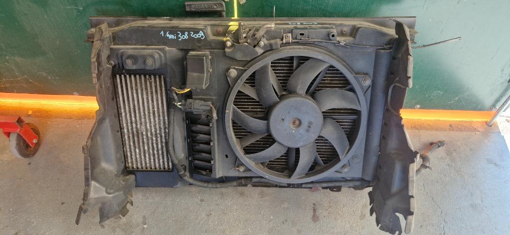 Bloc radiateur PEUGEOT 308 1.6 HDI 2009 COMPLET clim eau, Enlèvement, Peugeot