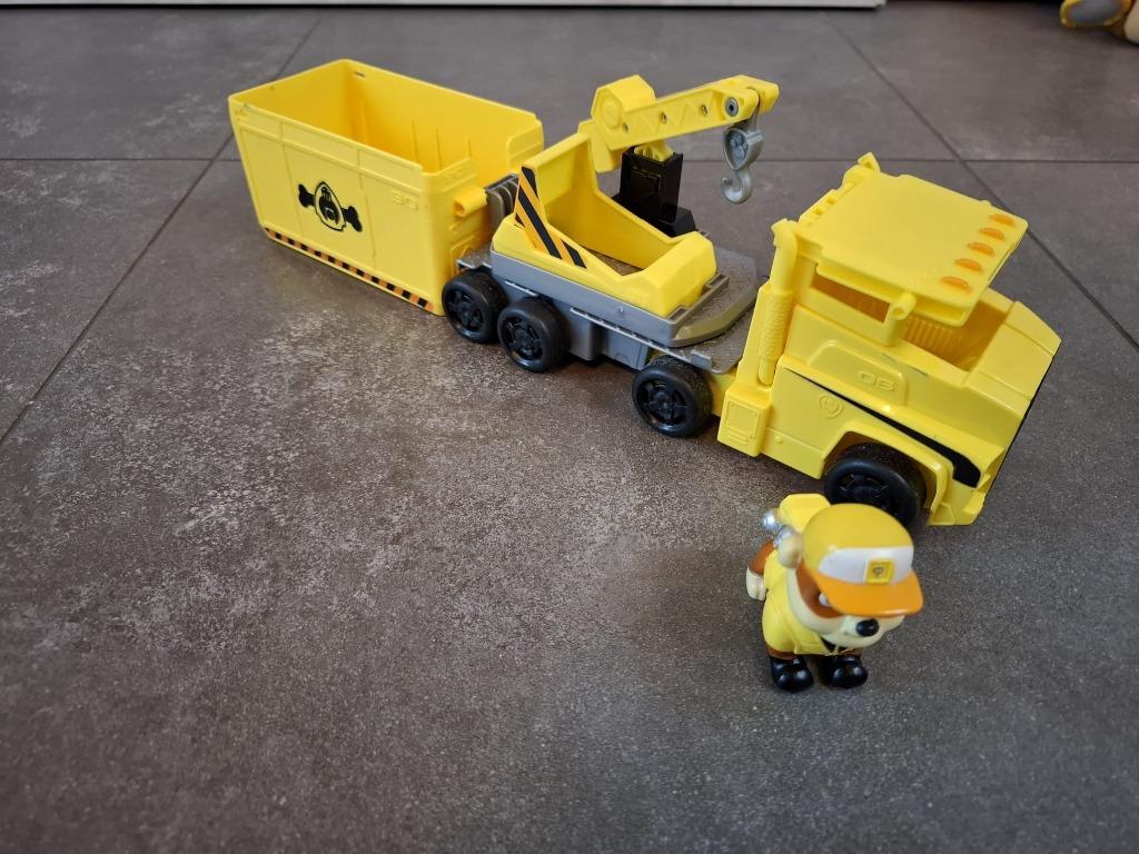 Paw patrol: Rubble truck met kraan, Ophalen, Zo goed als nieuw