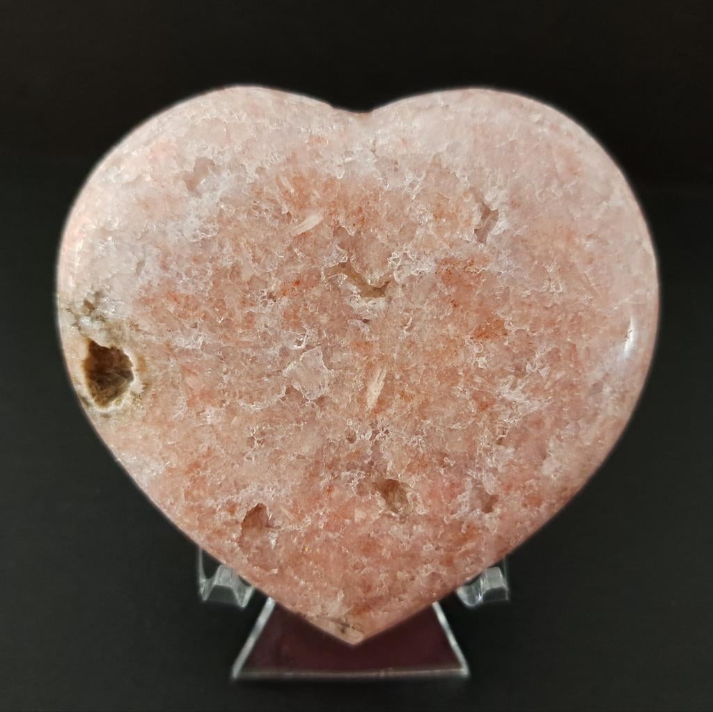 Roze amethist hart, Ophalen of Verzenden