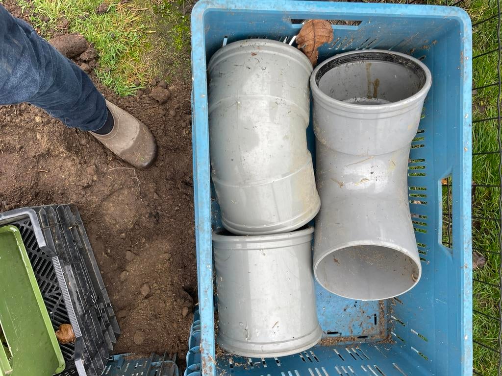 Pvc buizen en hulpstukken, Ophalen, Zo goed als nieuw, PVC