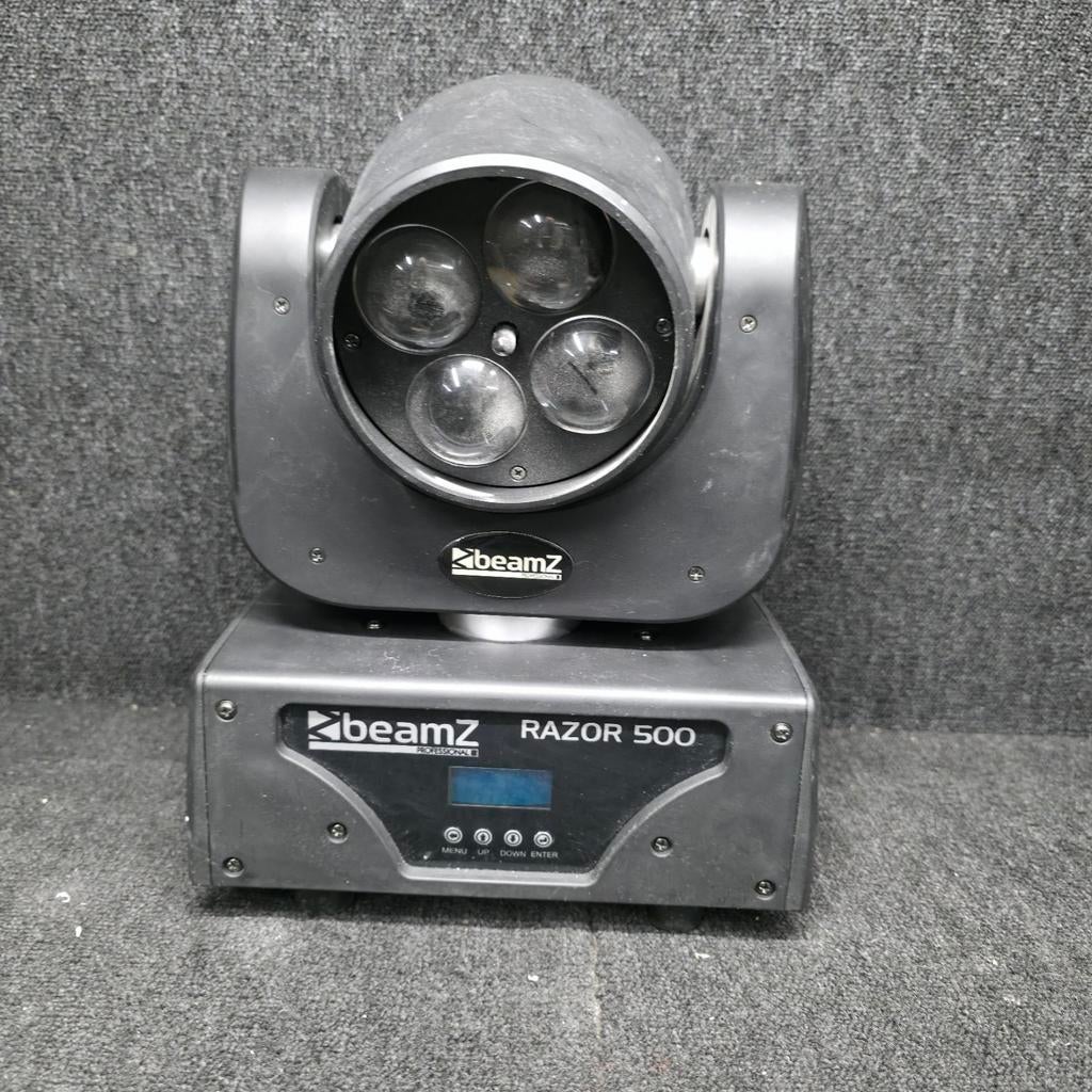 BEAMZ RAZOR 500   moving head

1x, Muziek en Instrumenten, Licht en Laser, Ophalen of Verzenden