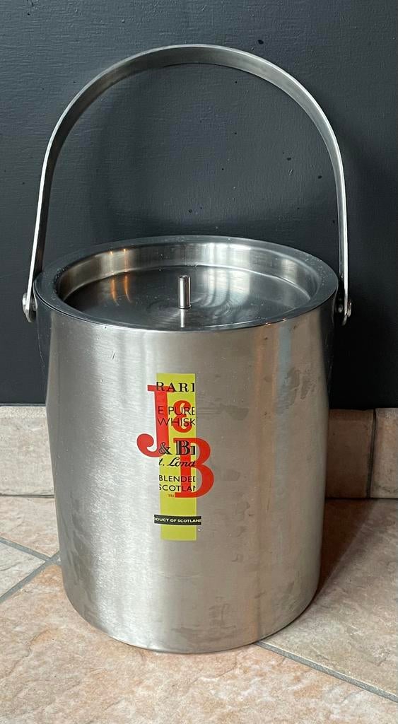 Vintage j&b whiskey ijsemmer retro mancave, Ophalen of Verzenden, Zo goed als nieuw