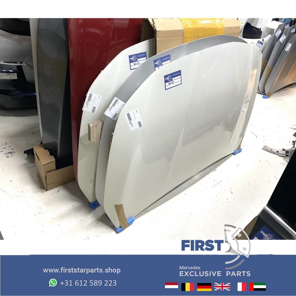 W117 C117 X117 CLA MOTORKAP ORIGINEEL Mercedes 2013-2018 WIT, Utilisé, -, Capot moteur, Avant