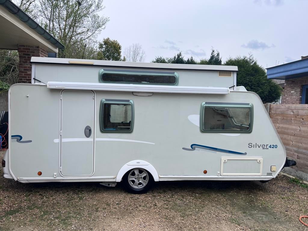 Caravane surbaissée rigide Trigano Silver 420, Particulier, Réfrigérateur, Trigano