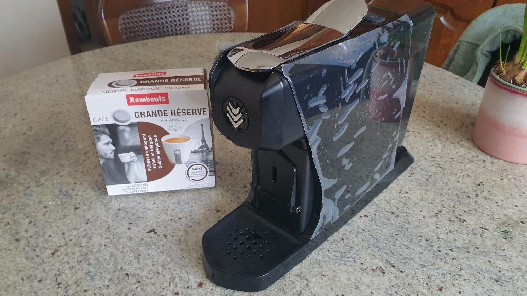 jw1390: Rombouts koffiemachine voor 1.2.3 spresso Pods, Machine à espresso, Réservoir d'eau amovible, Enlèvement ou Envoi, Dosettes et capsules de café