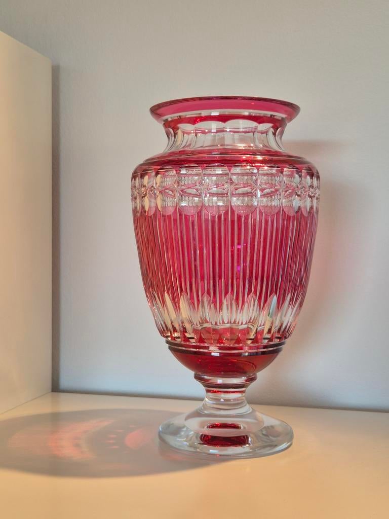 Vase Antinéa en cristal Val Saint Lambert, Ophalen of Verzenden