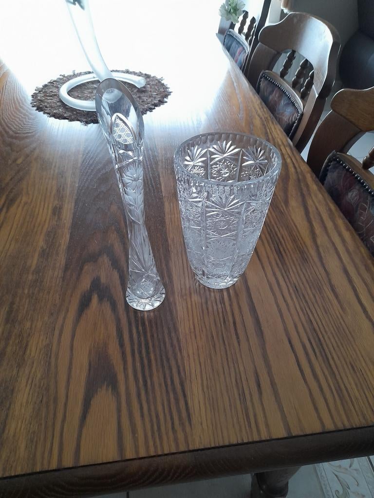 2 kristallen vazen, Ophalen