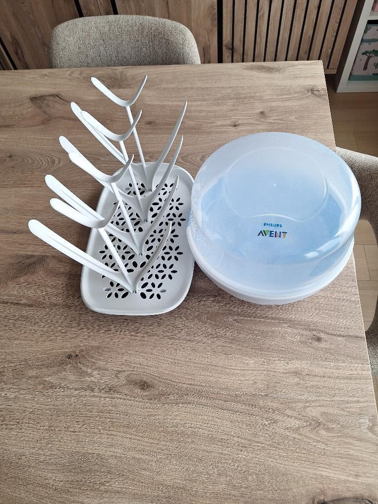 Avent Sterilisator en flessenhouder, Kinderen en Baby's, Ophalen, Zo goed als nieuw, Sterilisator