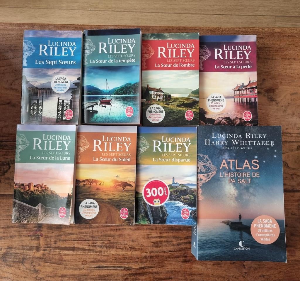 Les sept Soeurs collection complète  8 tomes lucinda riley, Enlèvement