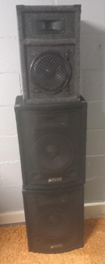 3 luidsprekers, Ophalen