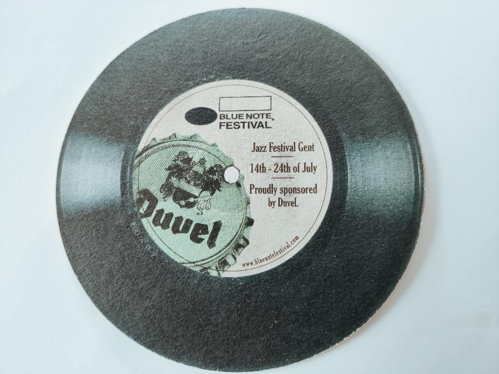 Bierviltje Duvel Moortgat R/V, Ophalen of Verzenden, Zo goed als nieuw, Viltje(s), Duvel