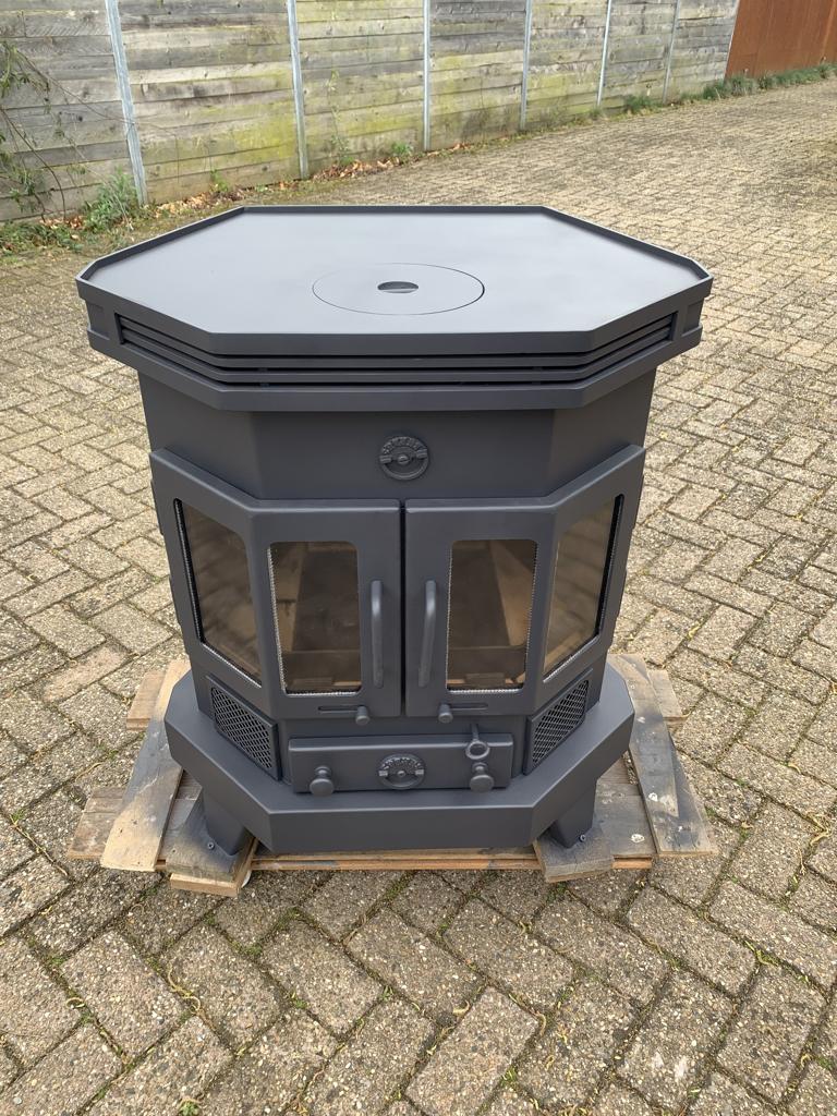 Barbas Rosolo houtkachel, Enlèvement, Utilisé, Bois, Autoportant