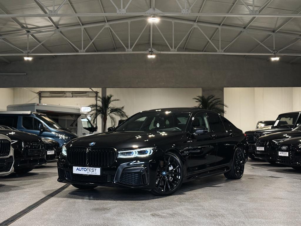 BMW 745e M-Sport Individual entièrement noir - Garantie, Autos, BMW, Cuir, Achat, Entreprise, Entretenue par le concessionnaire