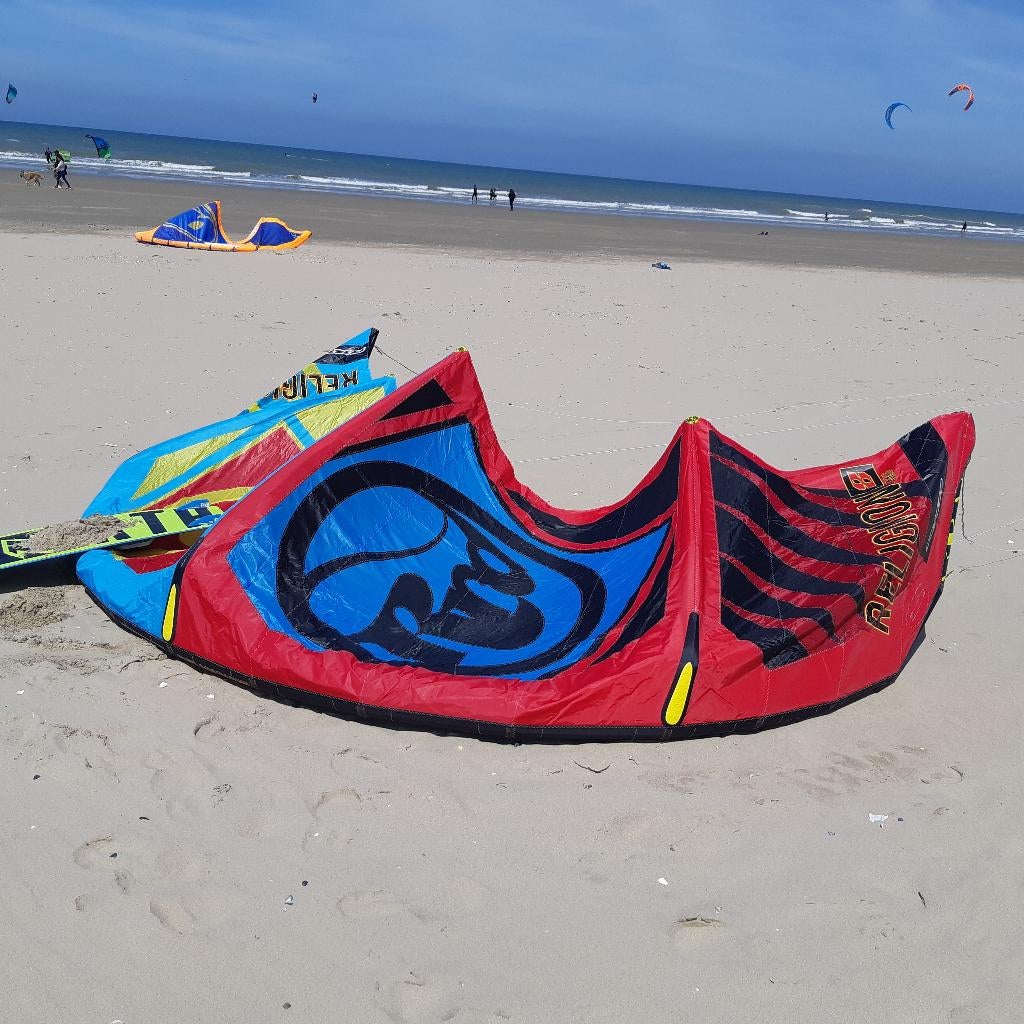 kitesurfvleugel, Ophalen, Kitesurf-set, 8 m², Geen board