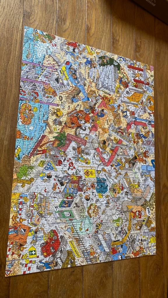 Puzzelman / De Bouwwerf/ John Erkelens, Ophalen, 500 t/m 1500 stukjes, Zo goed als nieuw, Legpuzzel