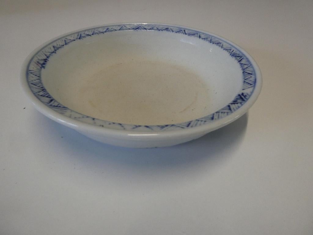 Porseleinen onderschaal voor Chinese bloempot, Overige materialen, Gebruikt, Rond, Binnen