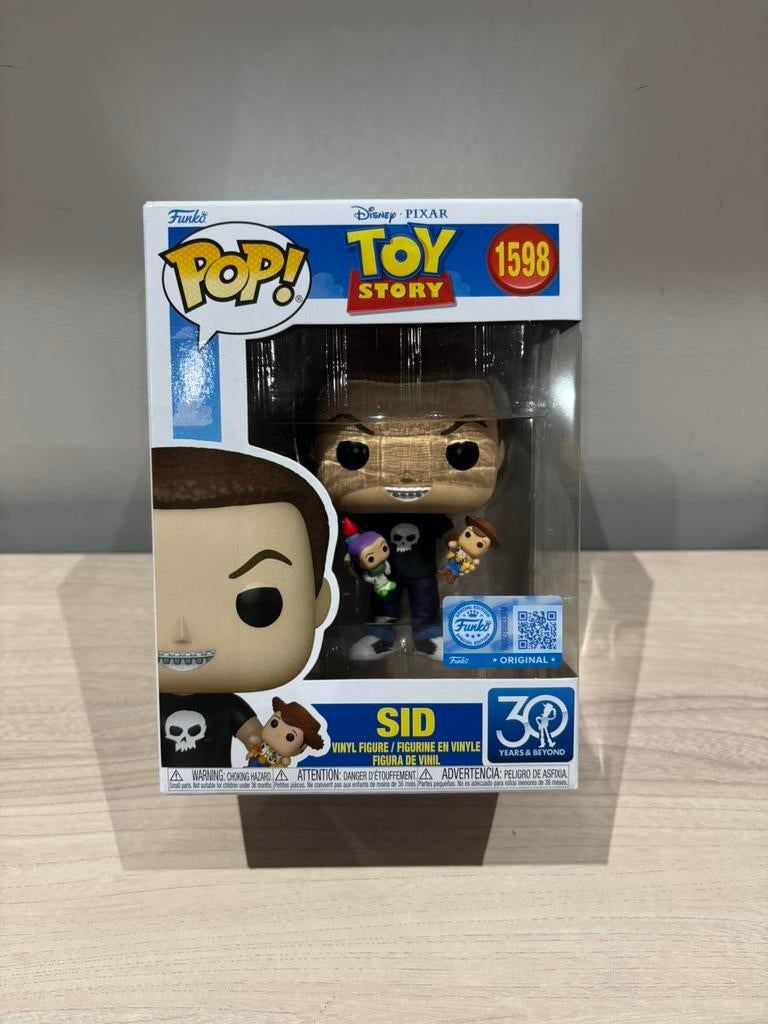 Funko Pop! Sid #1598 – Disney Pixar Toy Story 30 Years, Collections, Jouets miniatures, Comme neuf, Enlèvement ou Envoi