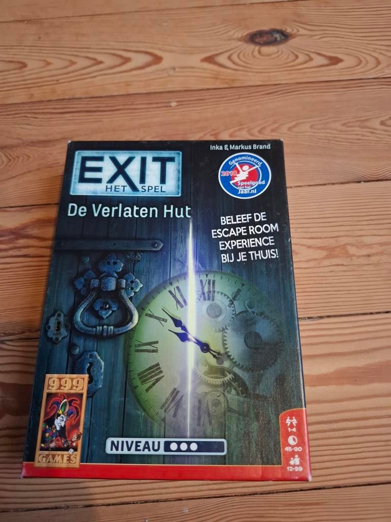 Exit - het spel: De verlaten hut, Ophalen of Verzenden, Nieuw, 999 Games