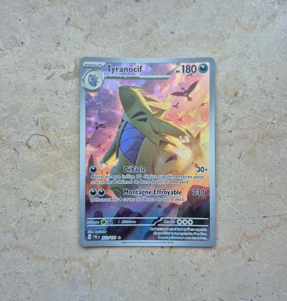 Carte Tyranocif 222/193, Hobby & Loisirs créatifs, Enlèvement ou Envoi, Neuf, Booster