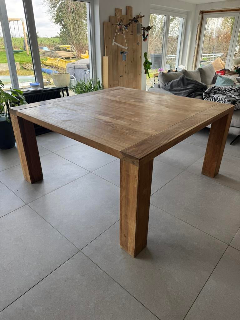 Table en bois, Maison & Meubles, Enlèvement, Comme neuf, Teck