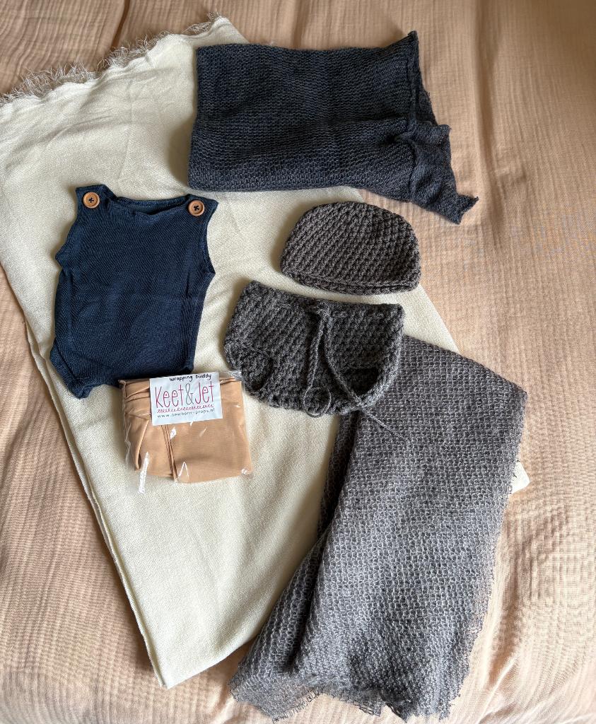 Newborn props met beanbag, Ophalen, Zo goed als nieuw