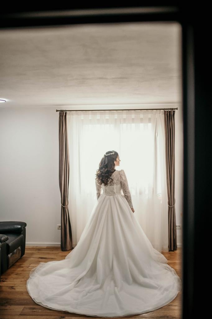 Robe de mariée princesse, Vêtements | Femmes, Enlèvement, Comme neuf, Blanc, Robe de mariée