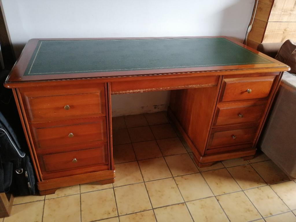 antieke bureau kerselaar, Ophalen, Overige typen, Gebruikt, Hout