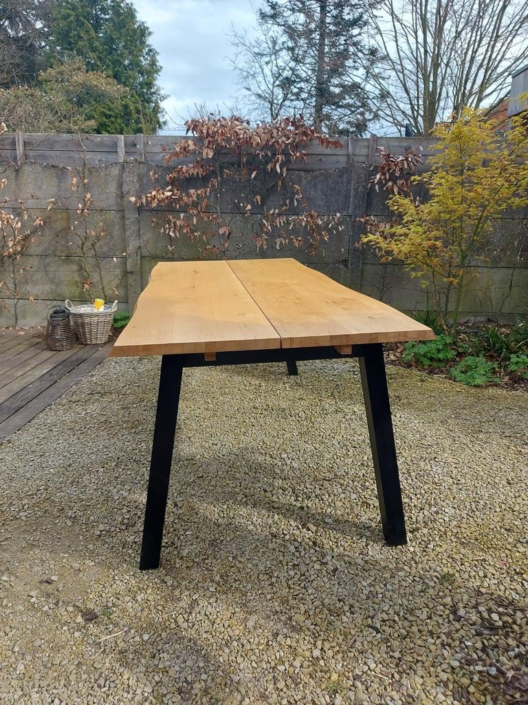 Houten tafel (binnen), Huis en Inrichting, Tafels | Statafels, Ophalen, Zo goed als nieuw