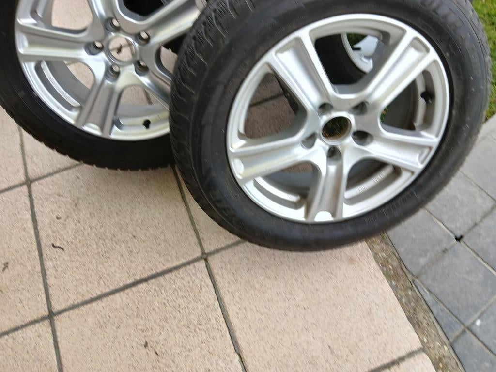 4 winterbanden op velg, Auto-onderdelen, Banden en Velgen, Ophalen, Winterbanden