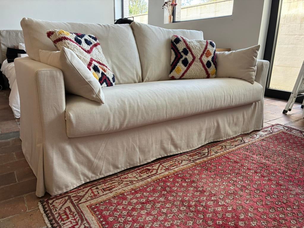 Zetel tweezit, Ophalen, 150 tot 200 cm, Tweepersoons, 75 tot 100 cm