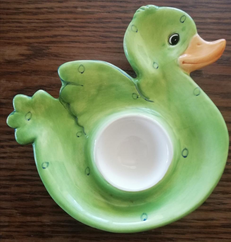 Coquetier en forme de canard vert, Enlèvement ou Envoi, Comme neuf