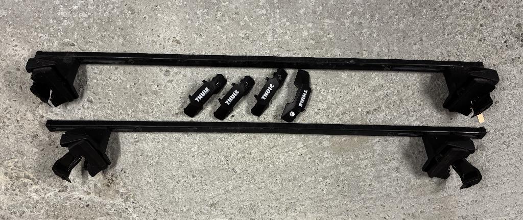 Barres de toit Thule Volvo V40, Autos : Divers, Porte-bagages, Enlèvement, Utilisé