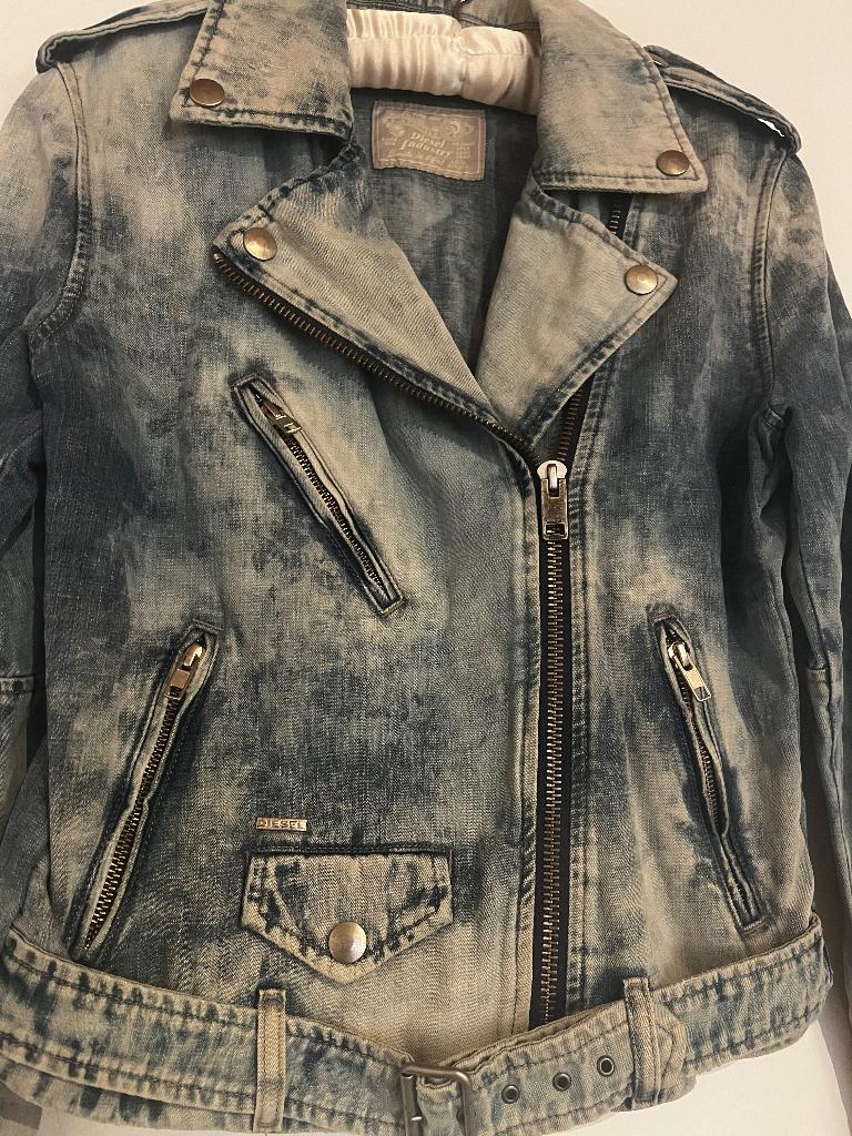 Perfecto vintage, Kleding | Dames, Jassen | Zomer, Ophalen, Gedragen, Maat 36 (S), Blauw