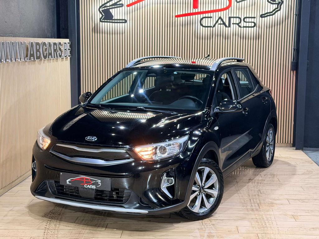 Kia Stonic 1.0 * GARANTIE 12 MOIS * 1ER PROPRIETAIRE *, Auto's, Kia, Stof, Gebruikt, 1650 kg, Zwart