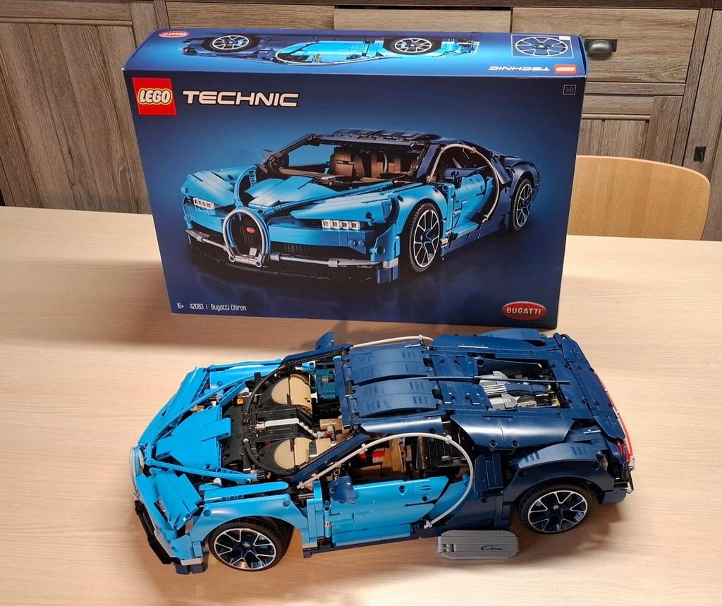 Lego technic Bugatti Chiron, Ophalen, Zo goed als nieuw, Complete set, Lego