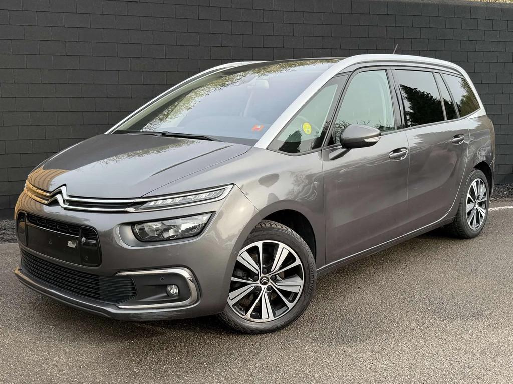 Citroën C4 Spacetourer Grand 1.5 BlueHDi+7 PLCS+AIRCO+ECRAN, Cuir, Argent ou Gris, Achat, Euro 6